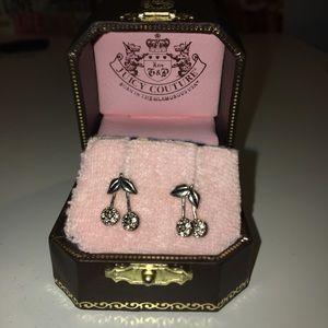 Juicy Couture cherry earrings